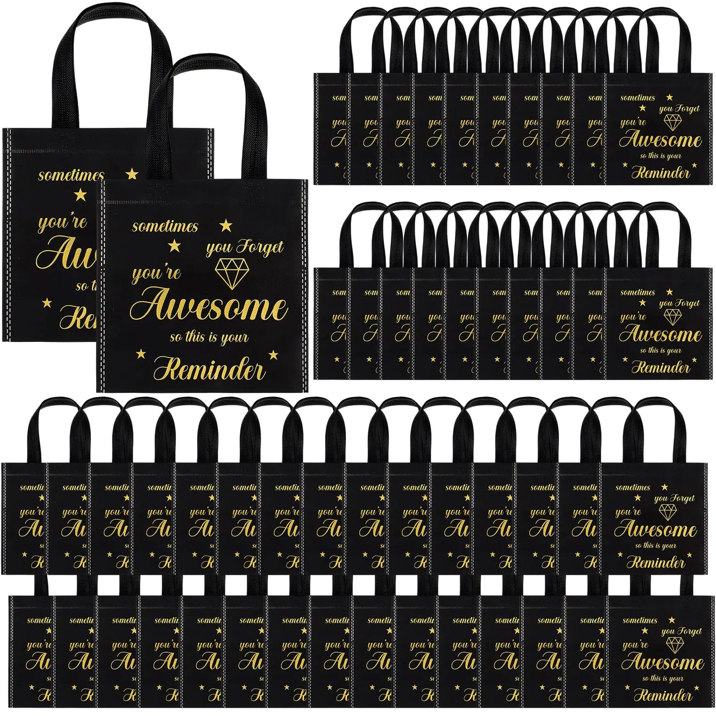 ThankU 50-Pack Inspirational Employee Gift Bags