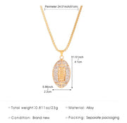 American Football Pendant Necklace