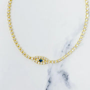 Sparkle Evil Eye Anklet