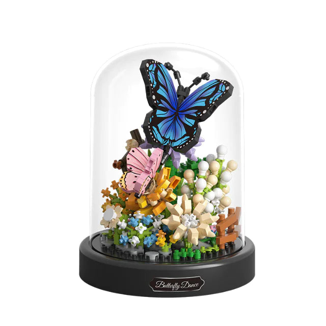 Bee Butterfly Flower Bonsai Block (Single)