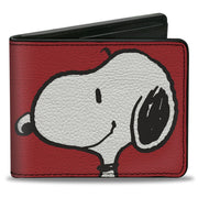 Snoopy Smiles Red Vegan Leather Wallet