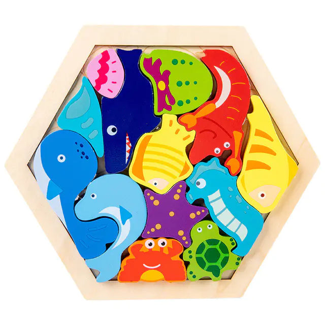 EduPlay Wooden Puzzles
