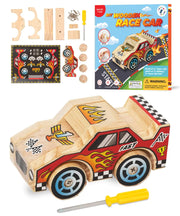 Crafty Car Creations - Wooden Building Kit for Kids