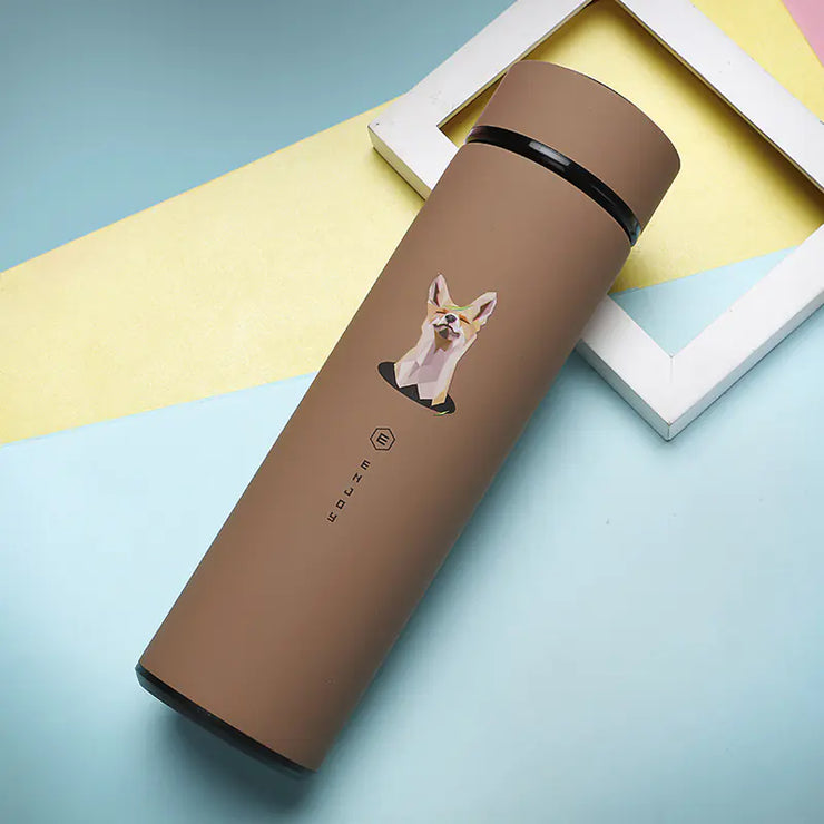 Stainless Steel Insulated Cartoon Travel Mug - Creative Gift