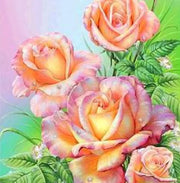 DIY 5D Diamond Painting - Flower Design