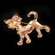 Cat Alloy Brooch