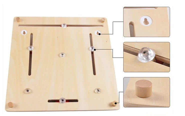 PlayTime Wooden Puzzle Clock