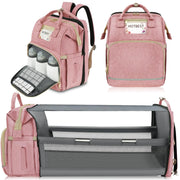HOTBEST Unisex Baby Diaper Bag Backpack Pink Large