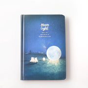 Moonlit Night Notebook with Glow-in-the-Dark