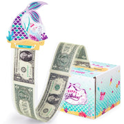 Mermaid Surprise Cash Gift Box with 50 Transparent Bags