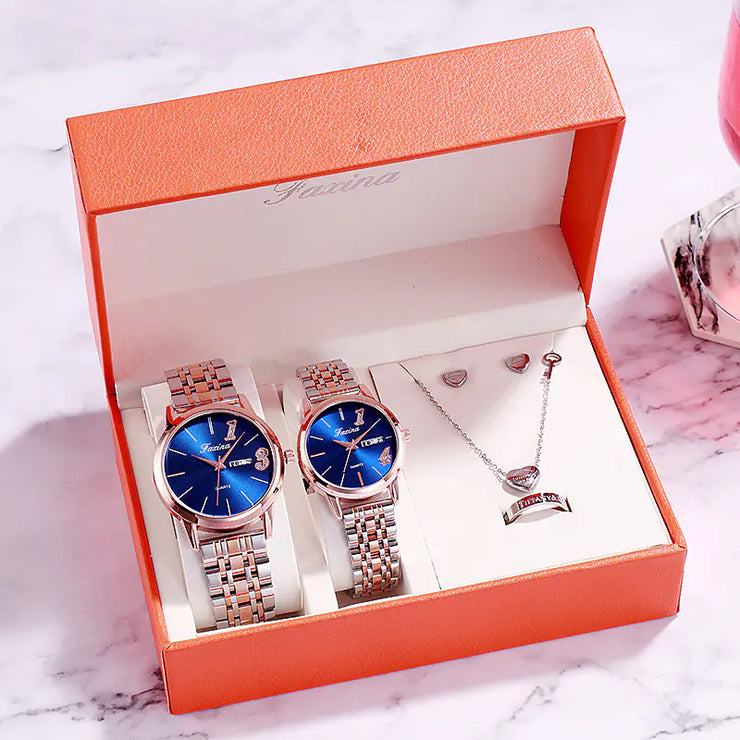 Luxury Watch and Jewelry Gift Set for Women