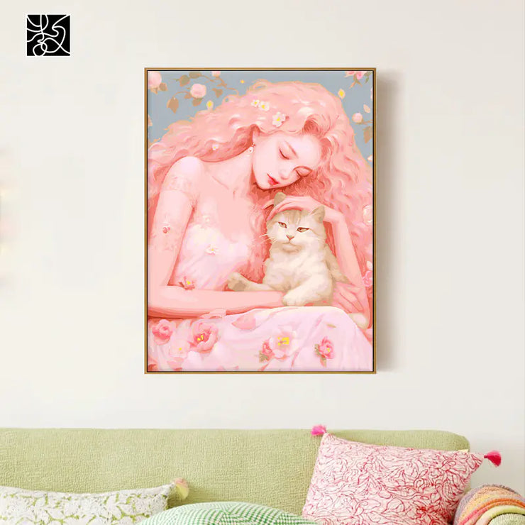 DIY Cartoon Oil Painting