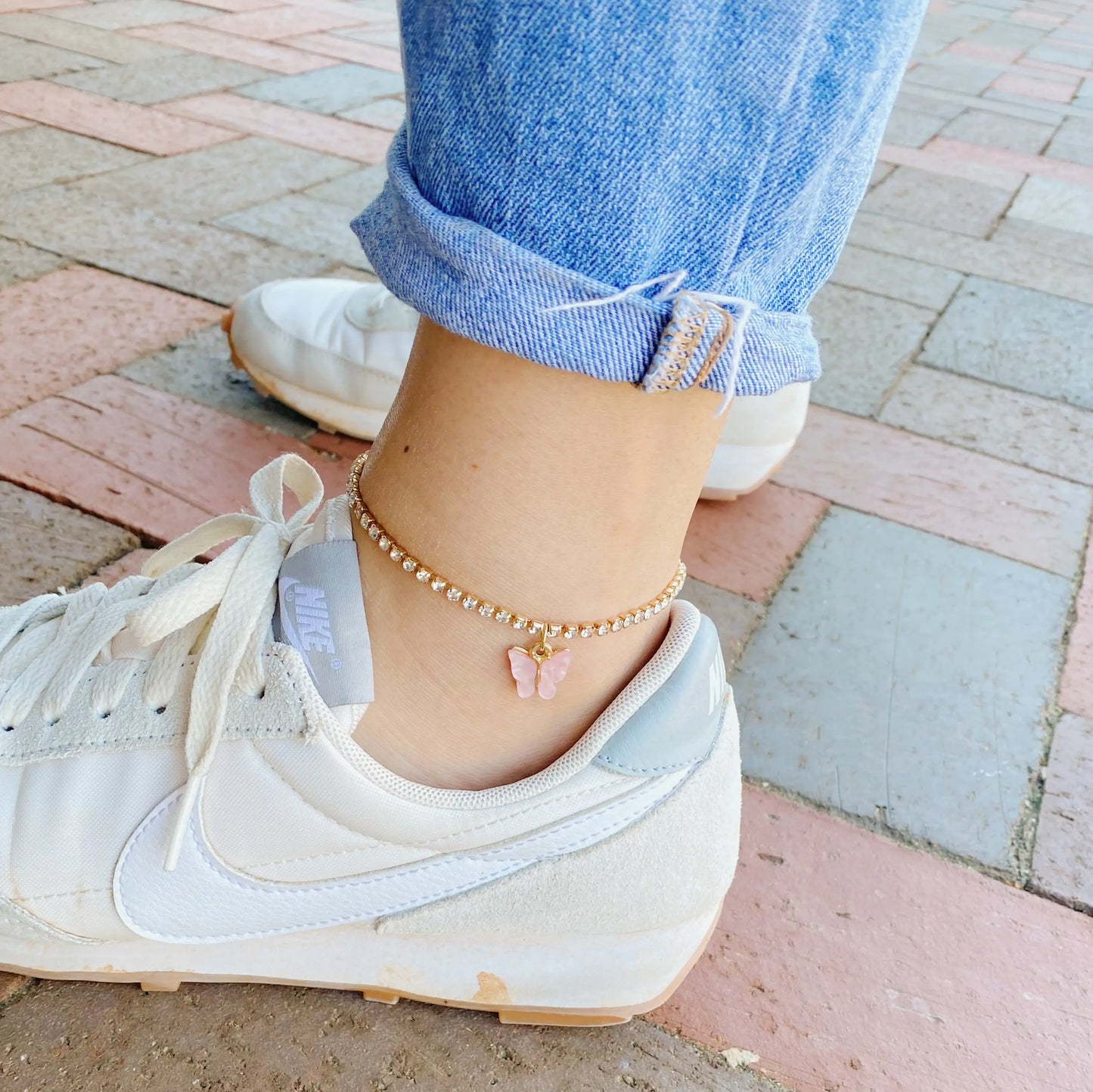 Sparkle Butterfly Anklet