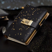 Lockable Starry Sky Diary with Password Notebook