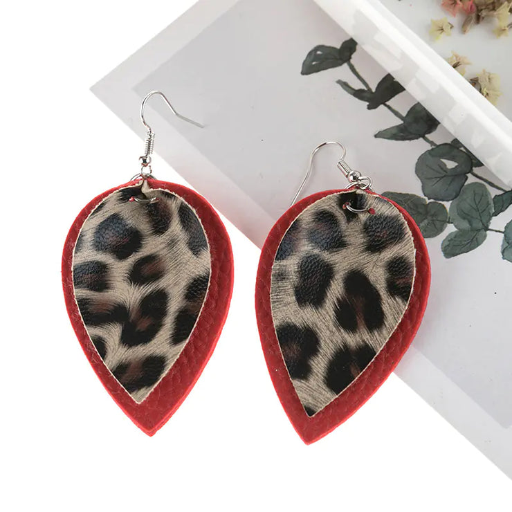 Leopard Dual-Sided Earrings