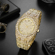 Men's  Starry Diamond Quartz Watch