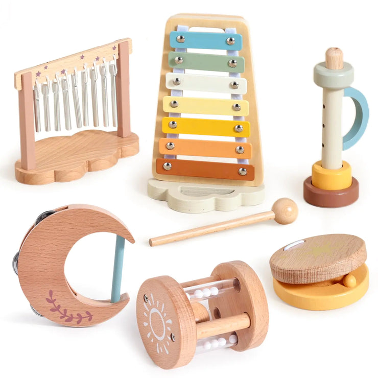 SkySong Wooden Toddler Instrument Set