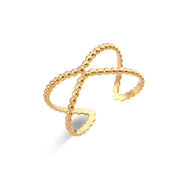 Geometric Stainless Ring