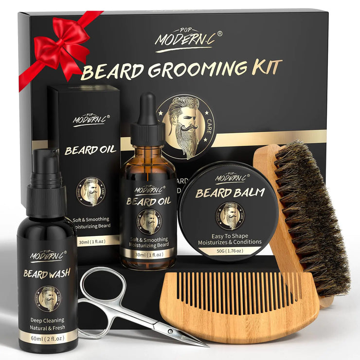 BEARDLUX 6-Piece Beard Care Kit