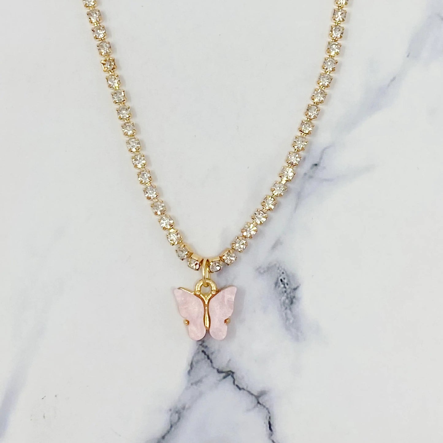 Sparkle Butterfly Anklet