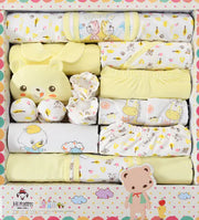 Newborn Gift Set with 18 Cotton Baby Clothes