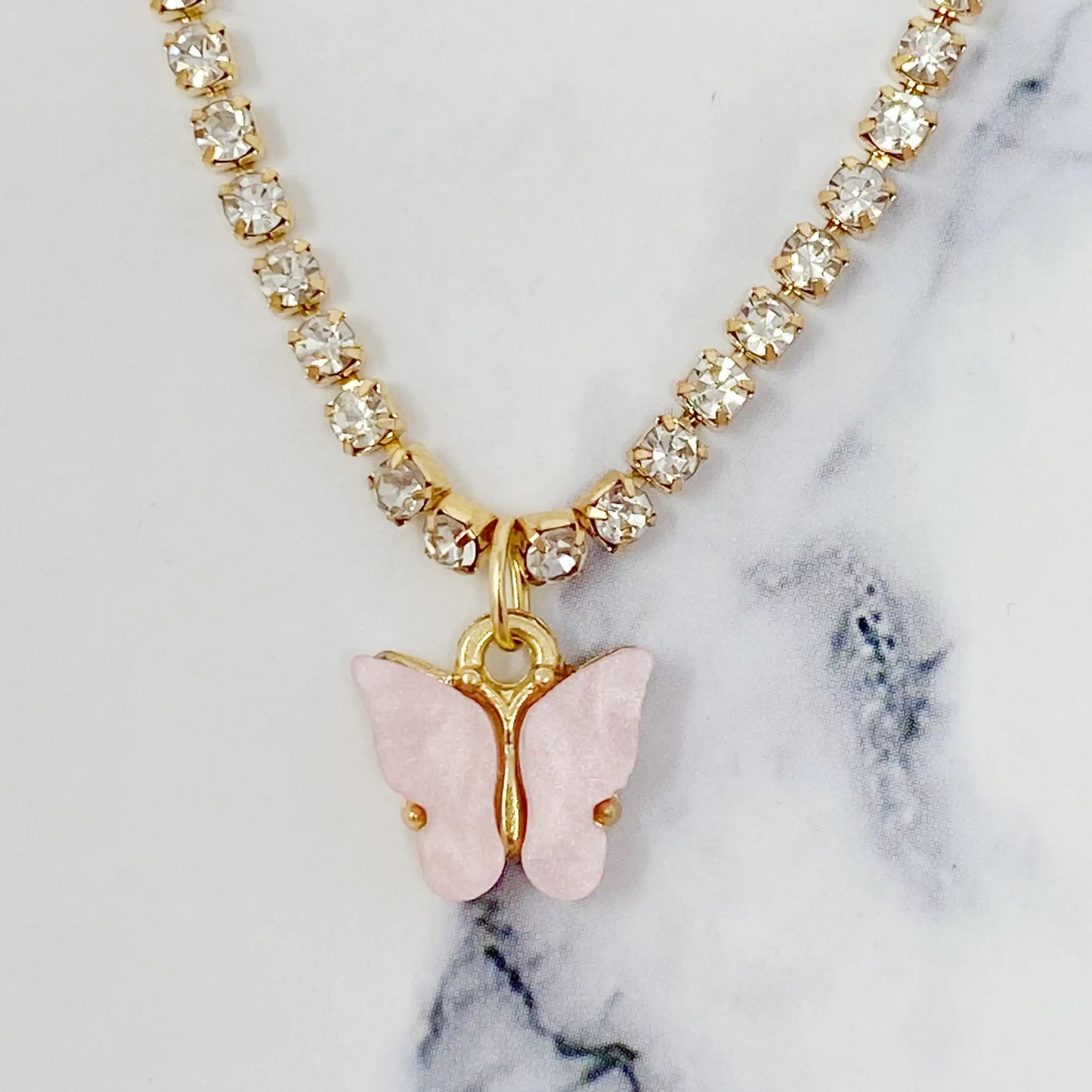 Sparkle Butterfly Anklet