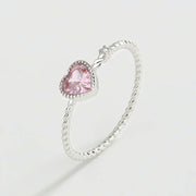 Twisted Rope Crystal Ring