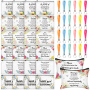 InspireZip 48 Pcs Cosmetic & Keychain Set