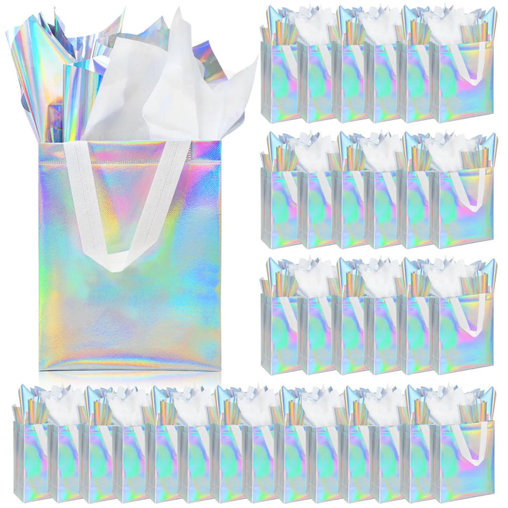 Reusable Gift Bags with Tissues