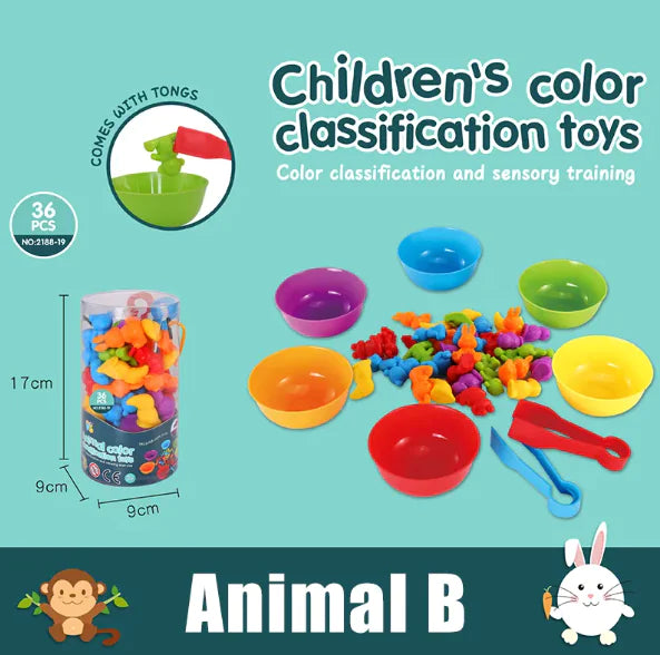 Rainbow Counting Math Toy Set