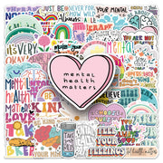 Mental Health Stickers 100PCs Mental Health Matters Awareness Stickers Vinyl