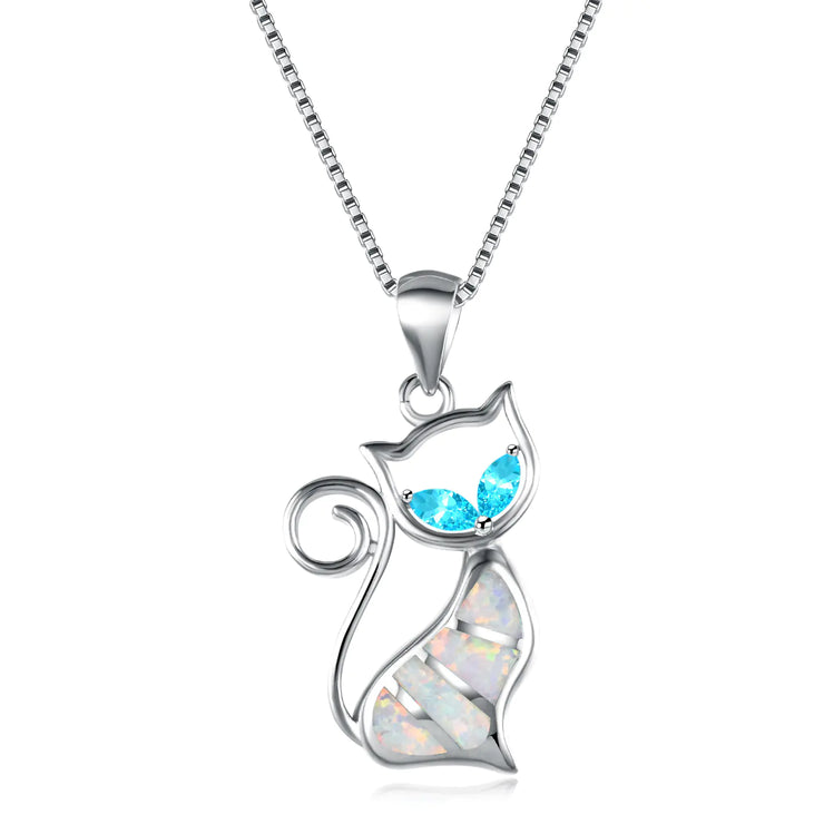 Cat Pendant Necklace