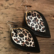Leopard Dual-Sided Earrings