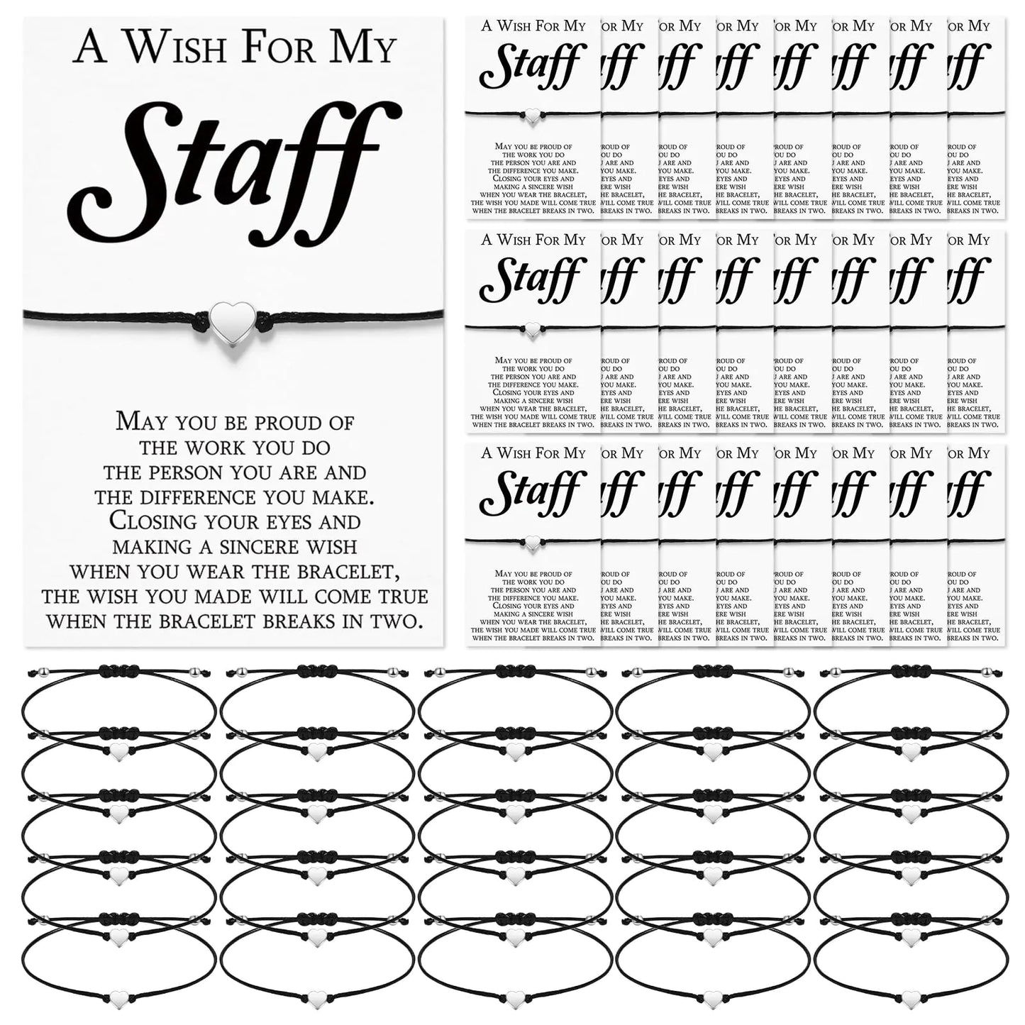 Colarr Staff Appreciation Charm Bracelets