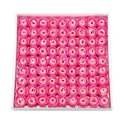 HOUSWEETY 81Pcs Bath Soap Rose Flower Floral Scented Rose Petal Bouquet