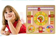 PlayTime Wooden Puzzle Clock