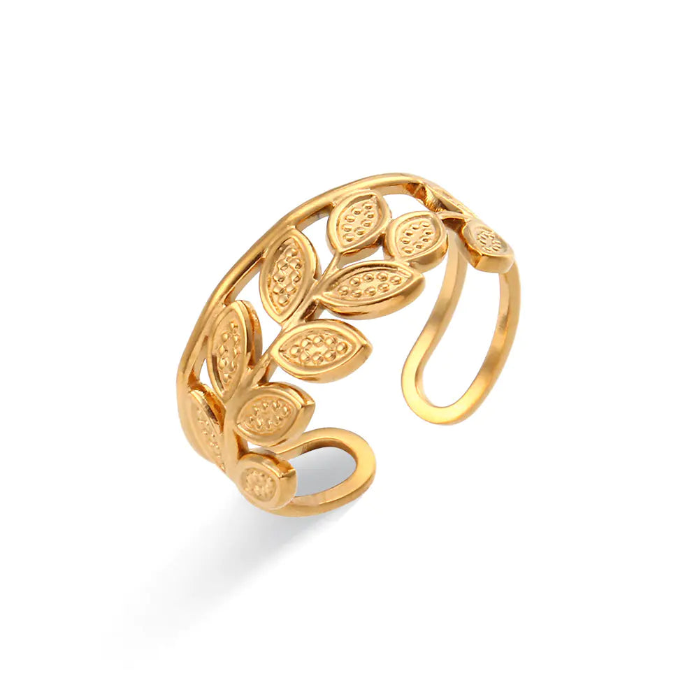 Geometric Stainless Ring