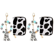 Fashion Cow Print Card Holder