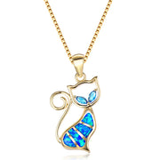 Cat Pendant Necklace