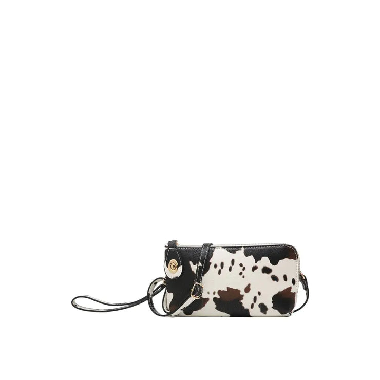Kendall Vegan Leather Crossbody - Compact Clutch & Wristlet