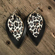 Leopard Dual-Sided Earrings