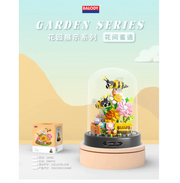 Bee Butterfly Flower Bonsai Block (Single)