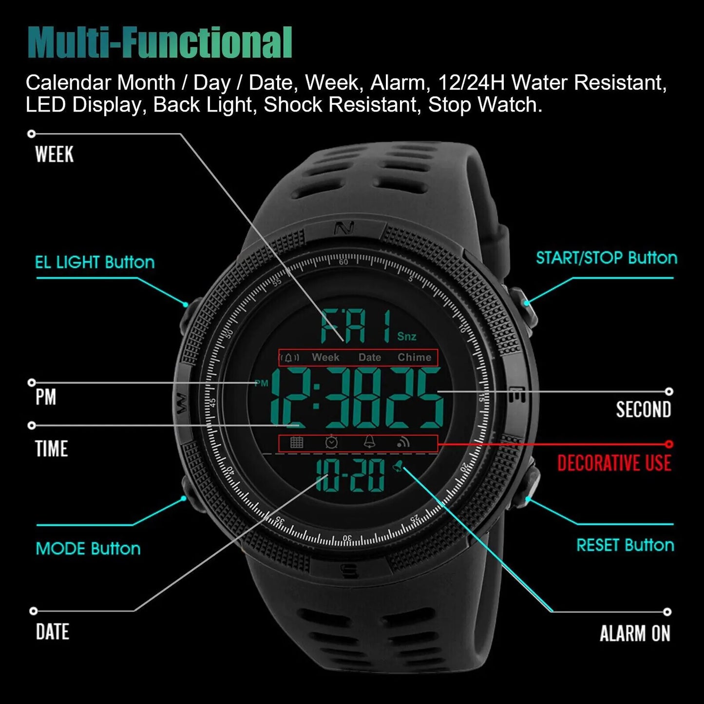 SKMEI Outdoor Adventure Watch
