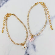 Sparkle Butterfly Anklet