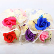 Scented Soap Flowers - Handmade Soap Rose Bear