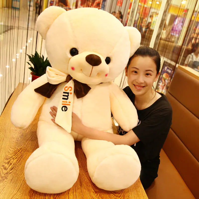 Plush Teddy Bear with Scarf