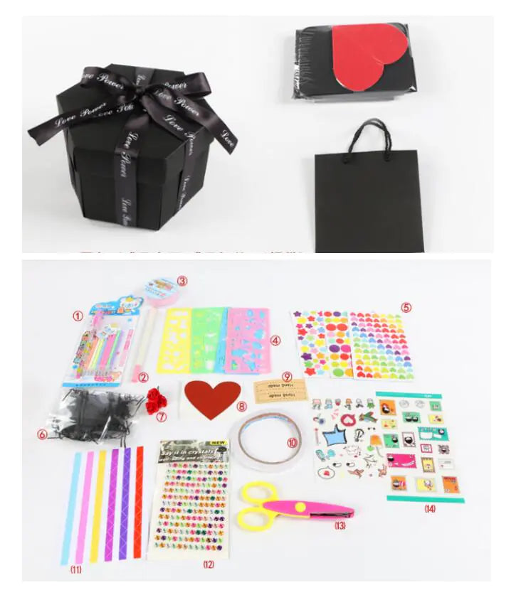Surprise DIY Explosion Gift Box Photo Album