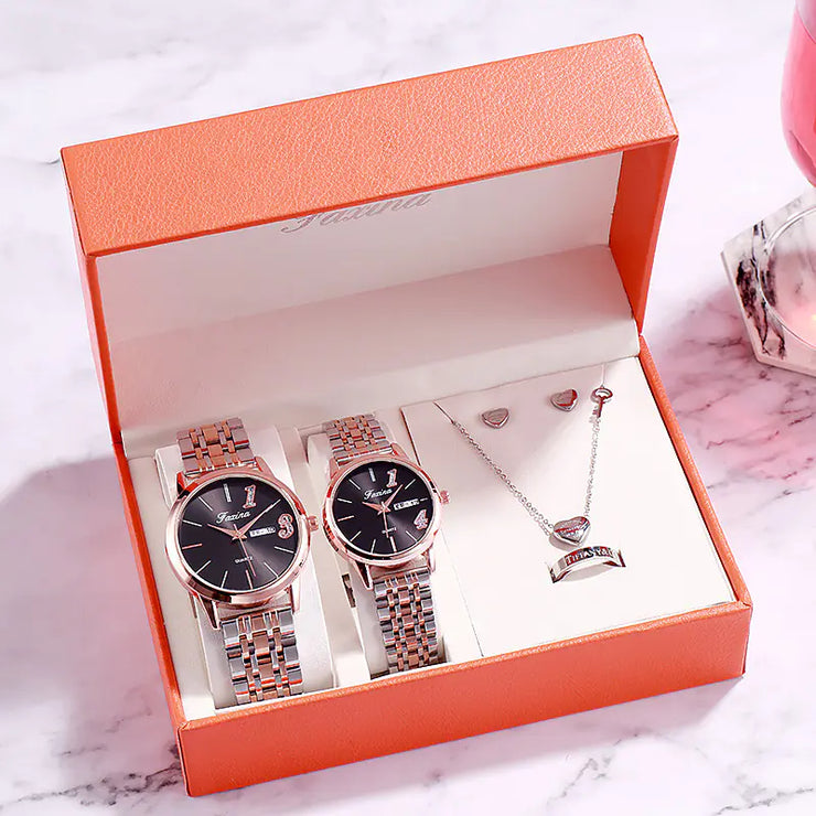 Luxury Watch and Jewelry Gift Set for Women