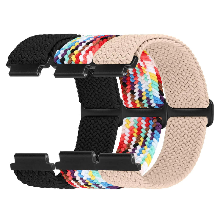 FTYQUEE Quick Release Braided Nylon Straps 16-22mm