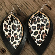 Leopard Dual-Sided Earrings
